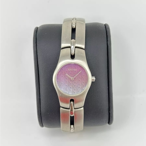 DKNY BLUE-PURPLE DIAL STAINLESS STEEL LADIES WATCH #168